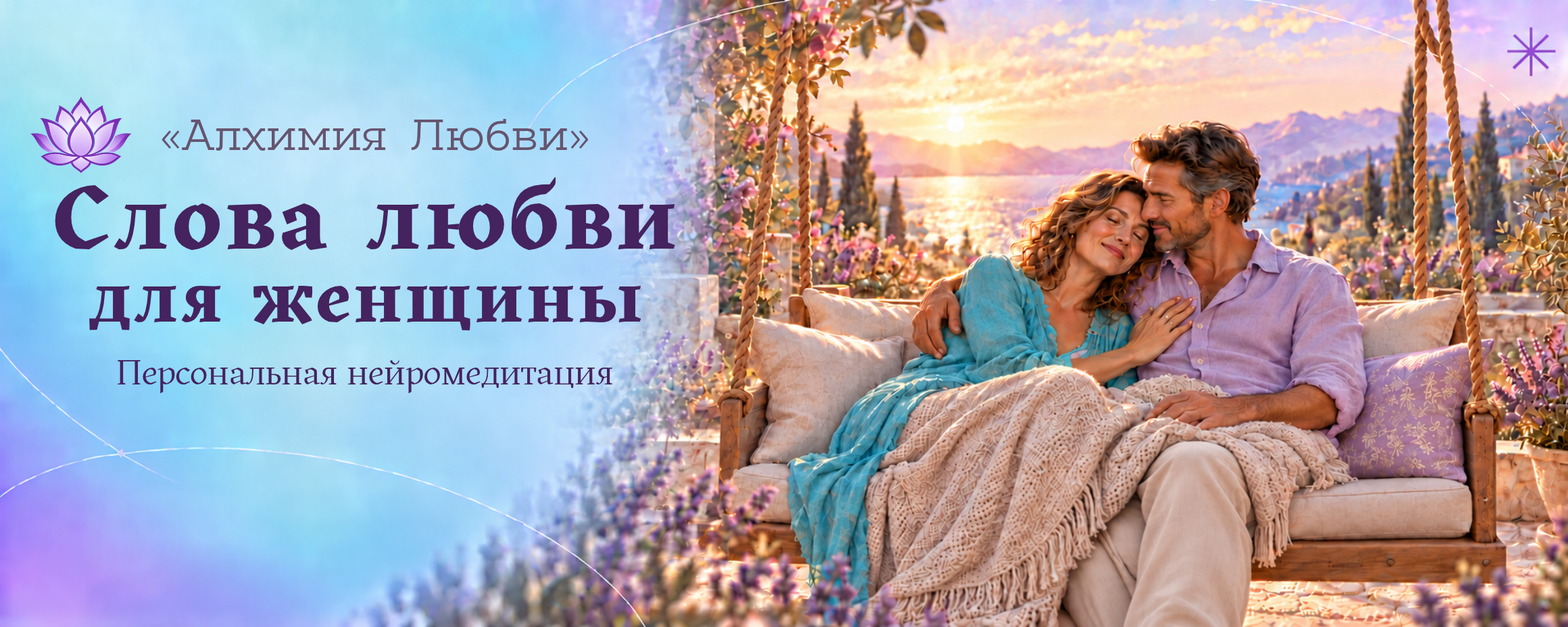 Персональная нейромедитация «Слова любви для женщины» — обложка
